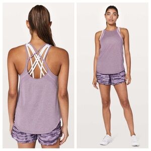 Lululemon Run Off-Route Tank - Mulberry Purple